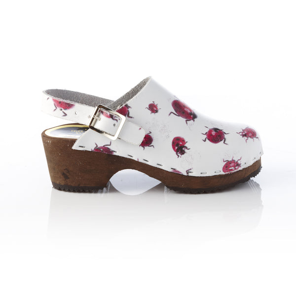 Chris Junior/Backstrap/Pattern Leather – Bjorn Clogs